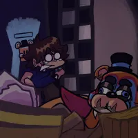 FNF: Glamrock Freddy and Gregory Sings Squid Games (FNAF) - free online game