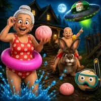 Granny and Dumplings: Adventure - free online game